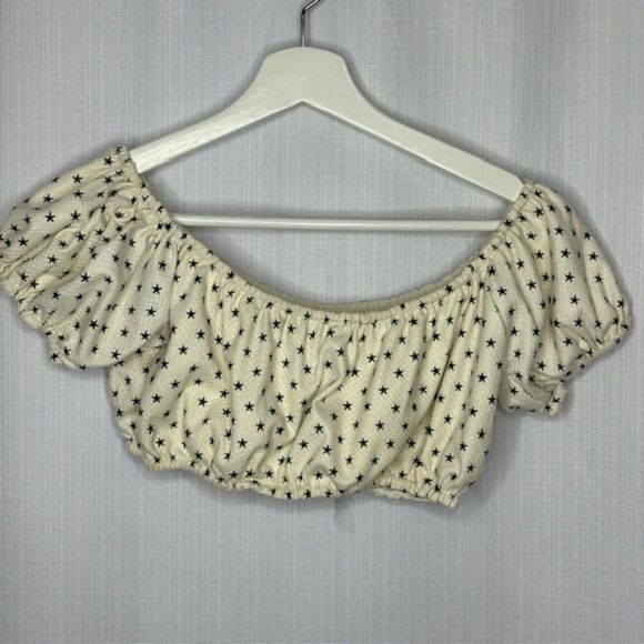 Lovers + Friends Blue Star Crop Top - Picture 2 of 3